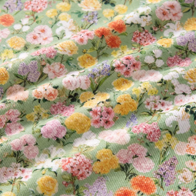 Bloom Door bamboo long sleeve pajama set, fabric